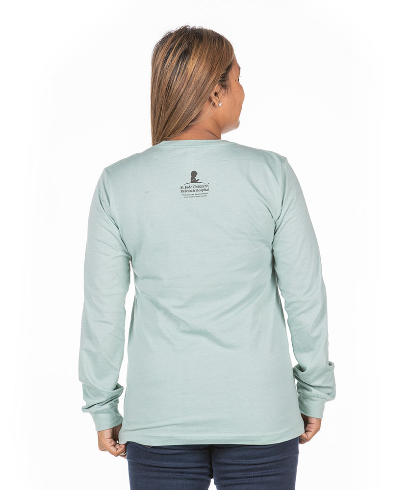 Unisex Circle Feathers Long Sleeve T-Shirt